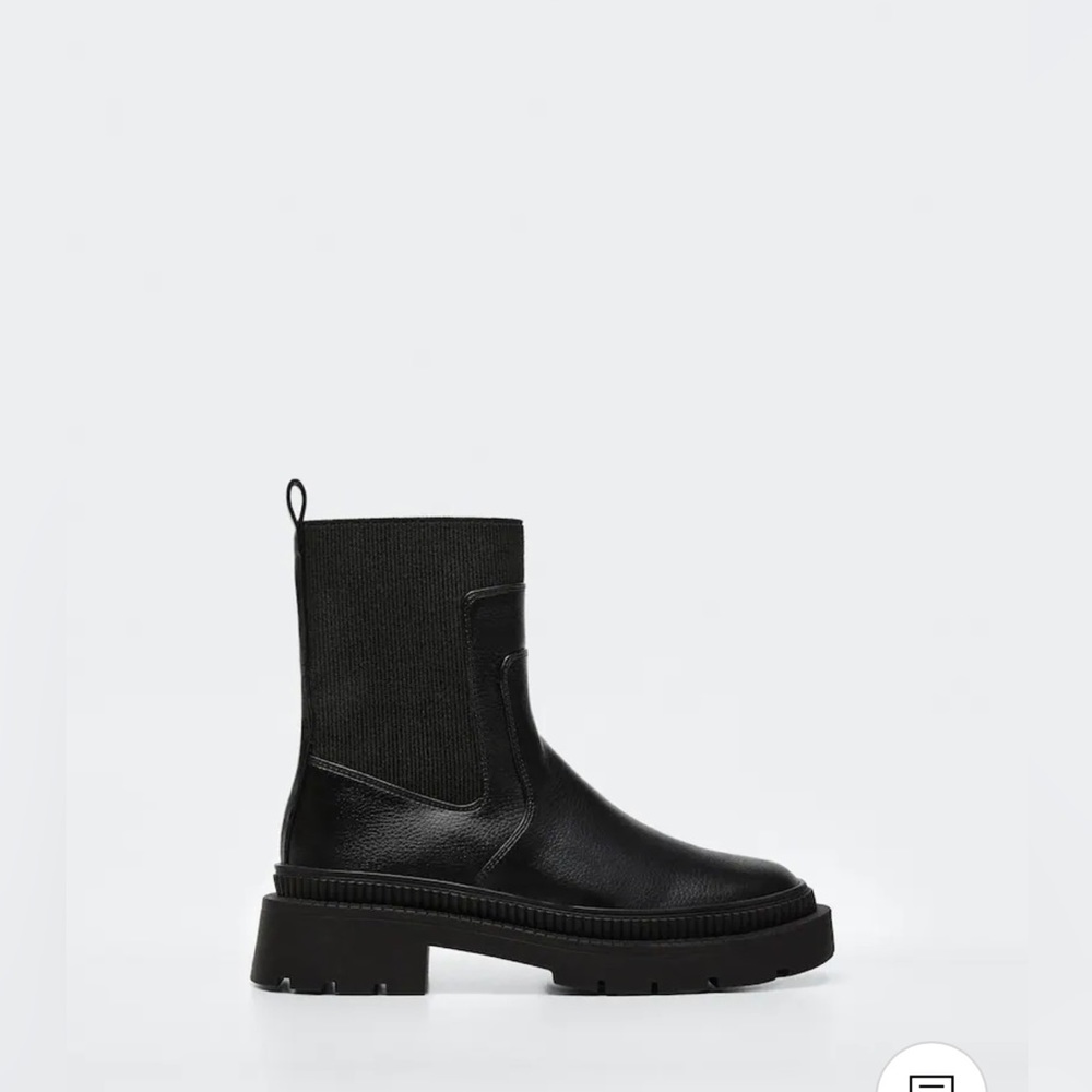 Mango’s Track sole contrast ankle boots